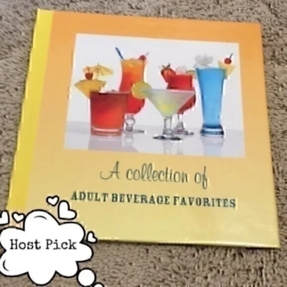 8x8 hardcover Adult Beverage Book